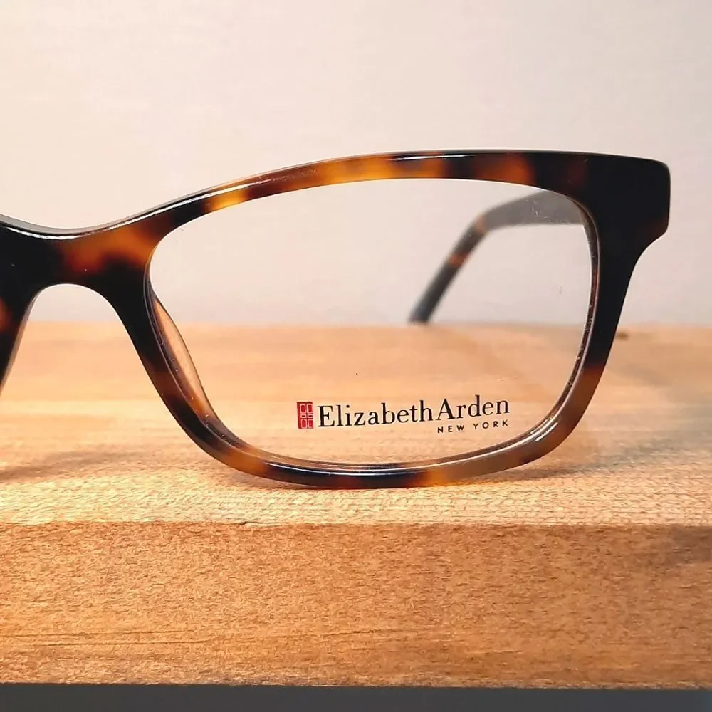 NEW prescription-ready Eyeglass Frame Elizabeth Arden, brown glasses 51-15-135